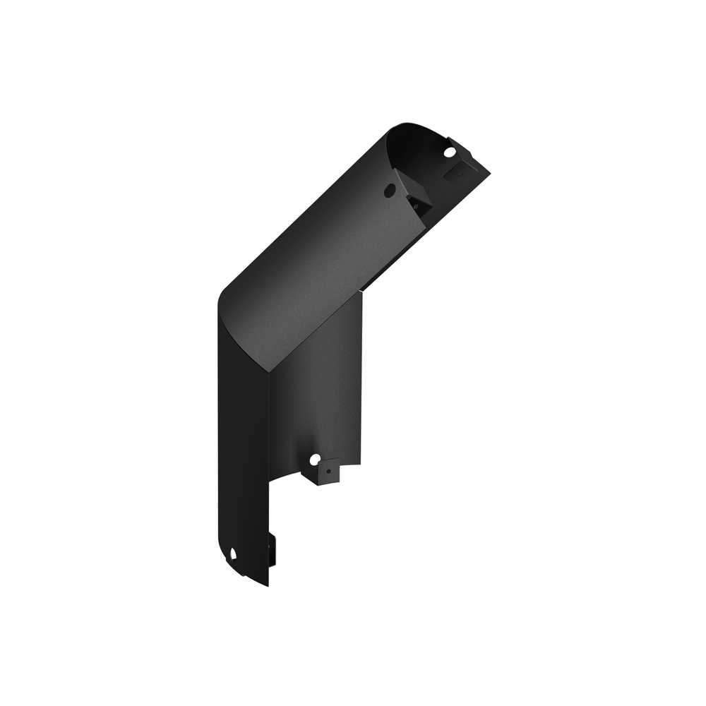 45° ELBOW APPROVED SBIHA SHIELD SINGLE WALL BLACK PIPE 7"Ø Drolet