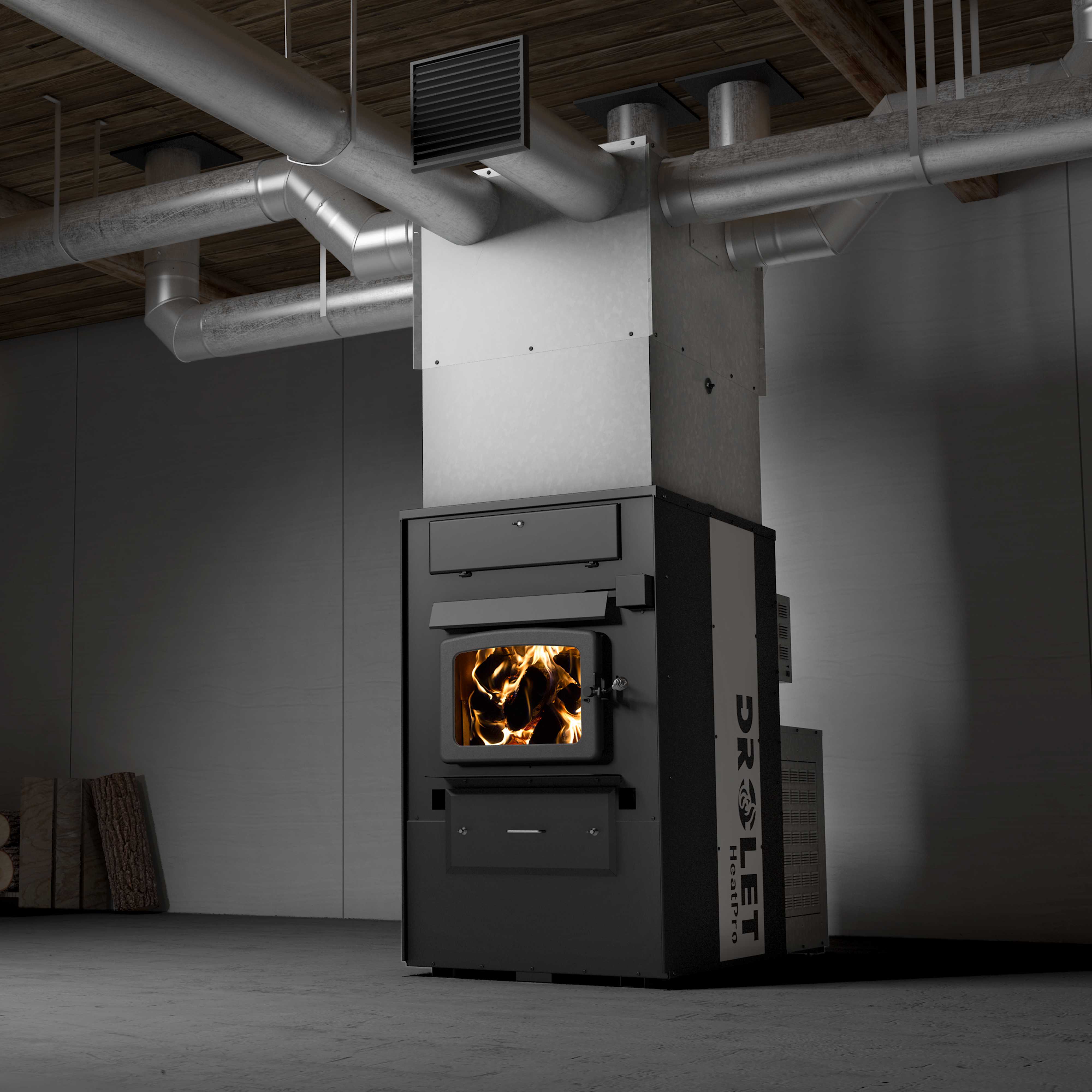 Canada, Max Caddy Wood Hot Air Furnace