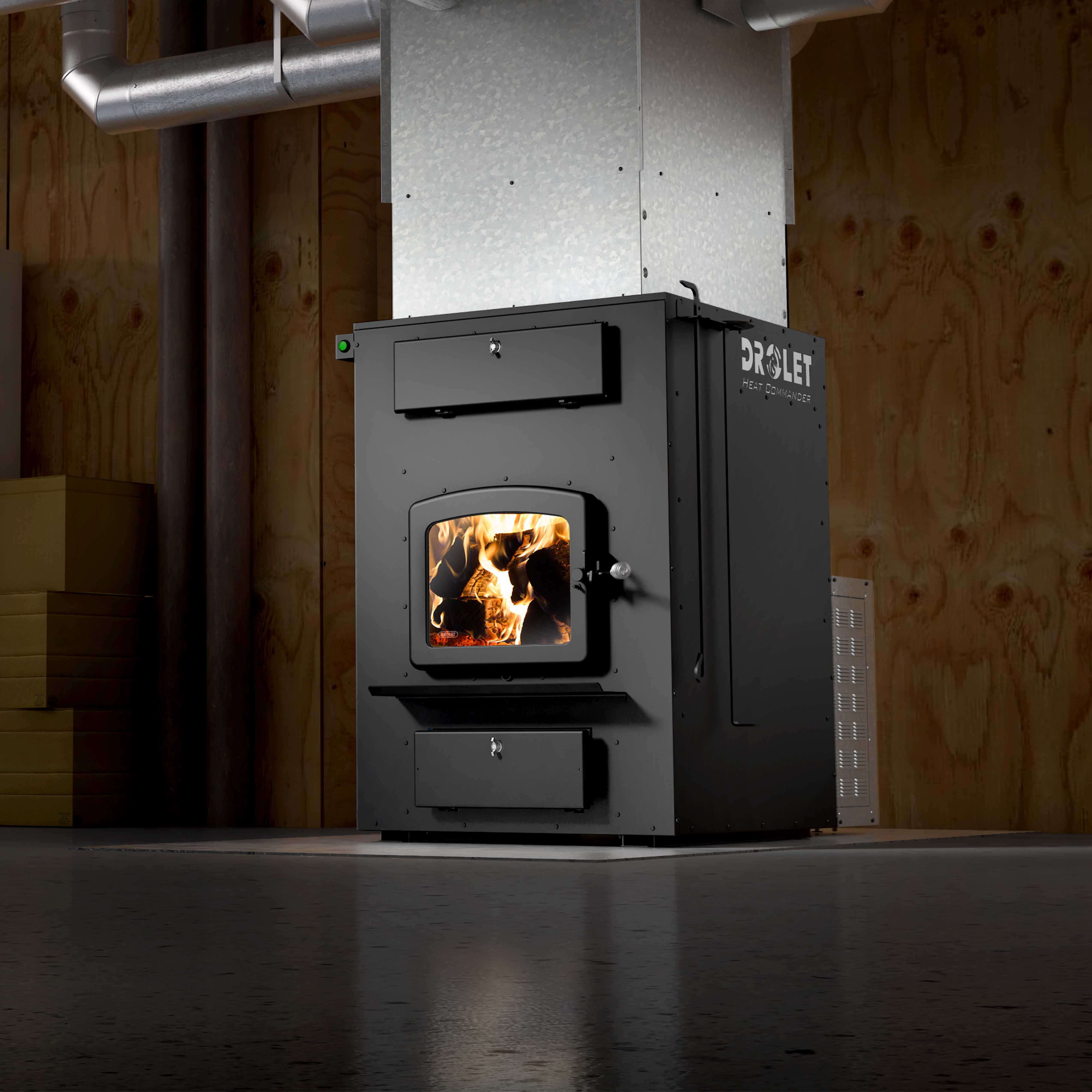 Canada, Max Caddy Wood Hot Air Furnace