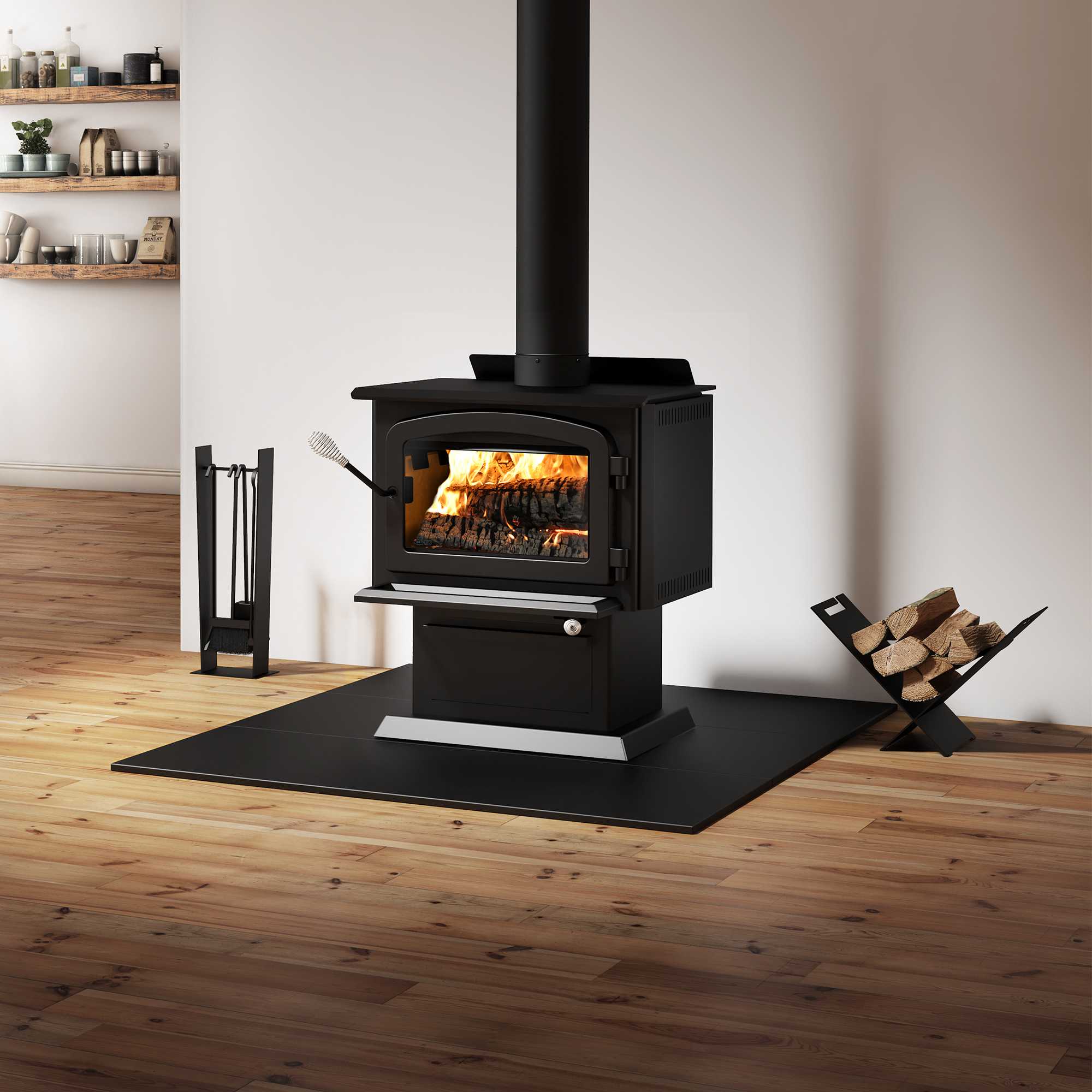 Poêle à bois ventilé - FIREMATIC Columbia 12 kW