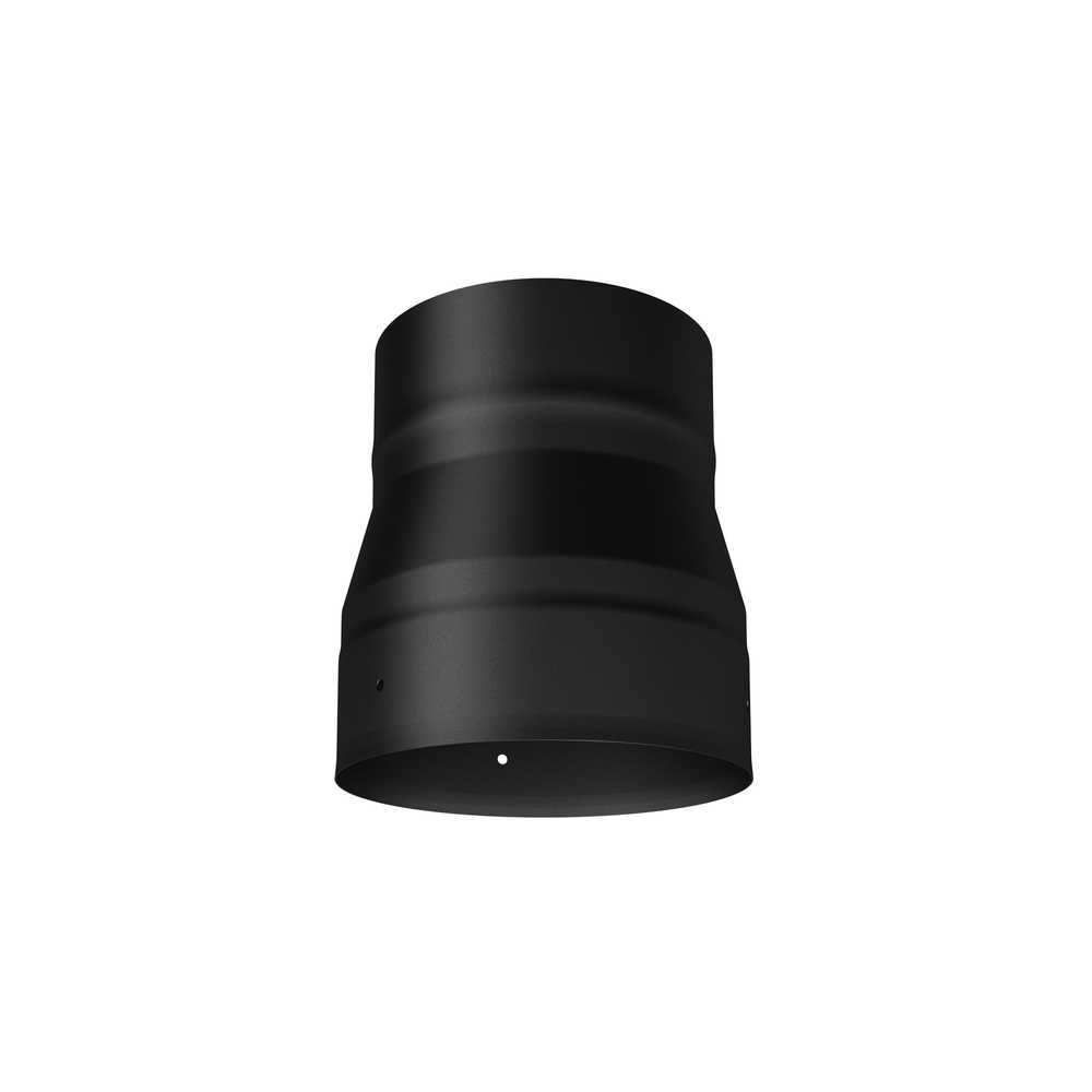 7" TO 6" REDUCER SINGLE WALL BLACK PIPE Drolet